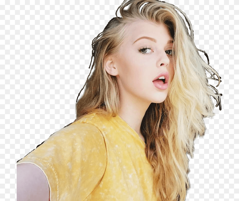 Transparent Actress Clipart Sexy Pics Of Loren Gray, Blonde, Face, Hair, Head Free Png
