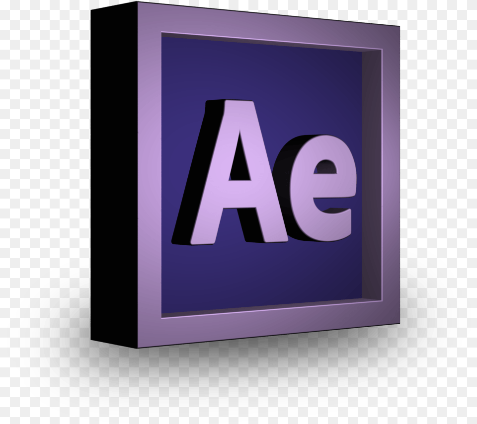 Transparent Adobe After Effects Logo Logo After Effects 3d, Text, Blackboard, Electronics, Screen Png