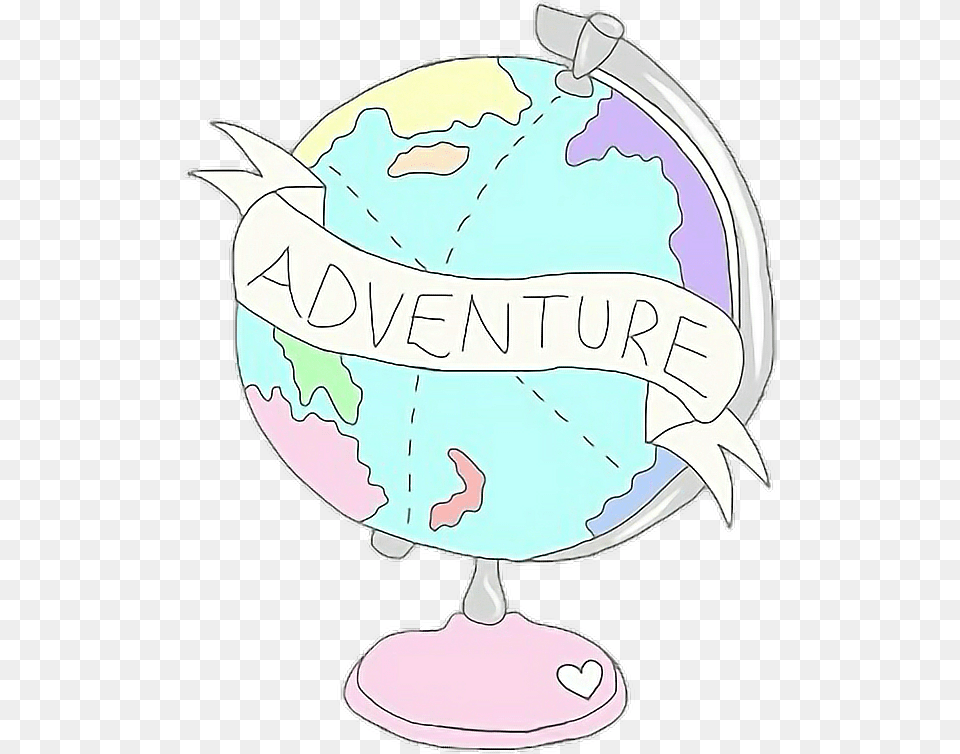 Transparent Adventurer Clipart Globe Pastel, Astronomy, Outer Space, Planet, Baby Png