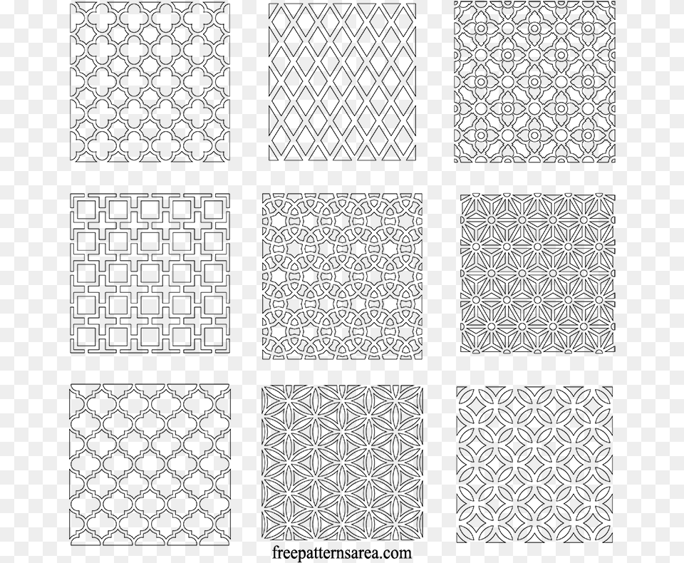 Africa Vector Geometric Stencil Patterns Gray Free Transparent Png