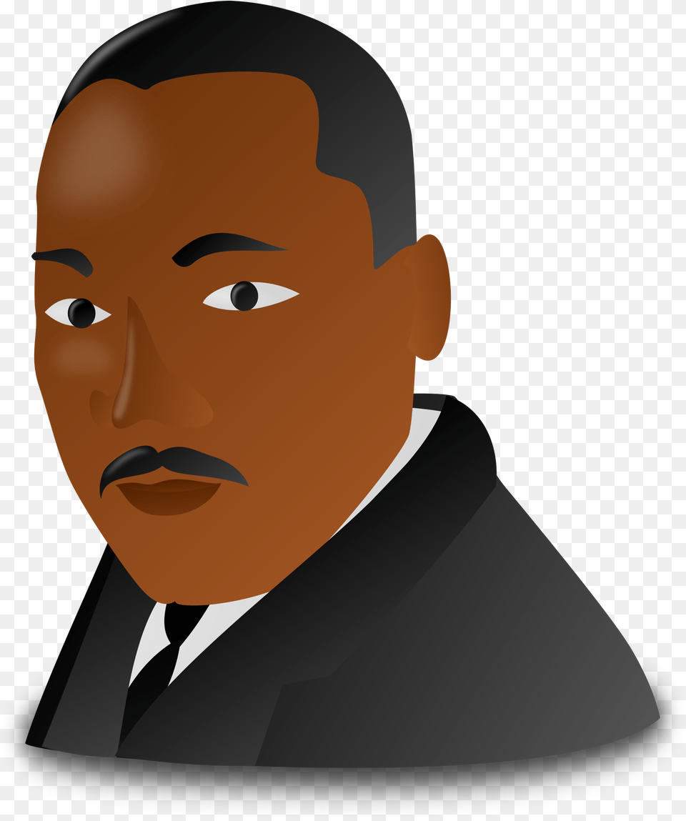 Transparent African American Martin Luther King Jr Clipart, Person, Face, Head, Photography Free Png