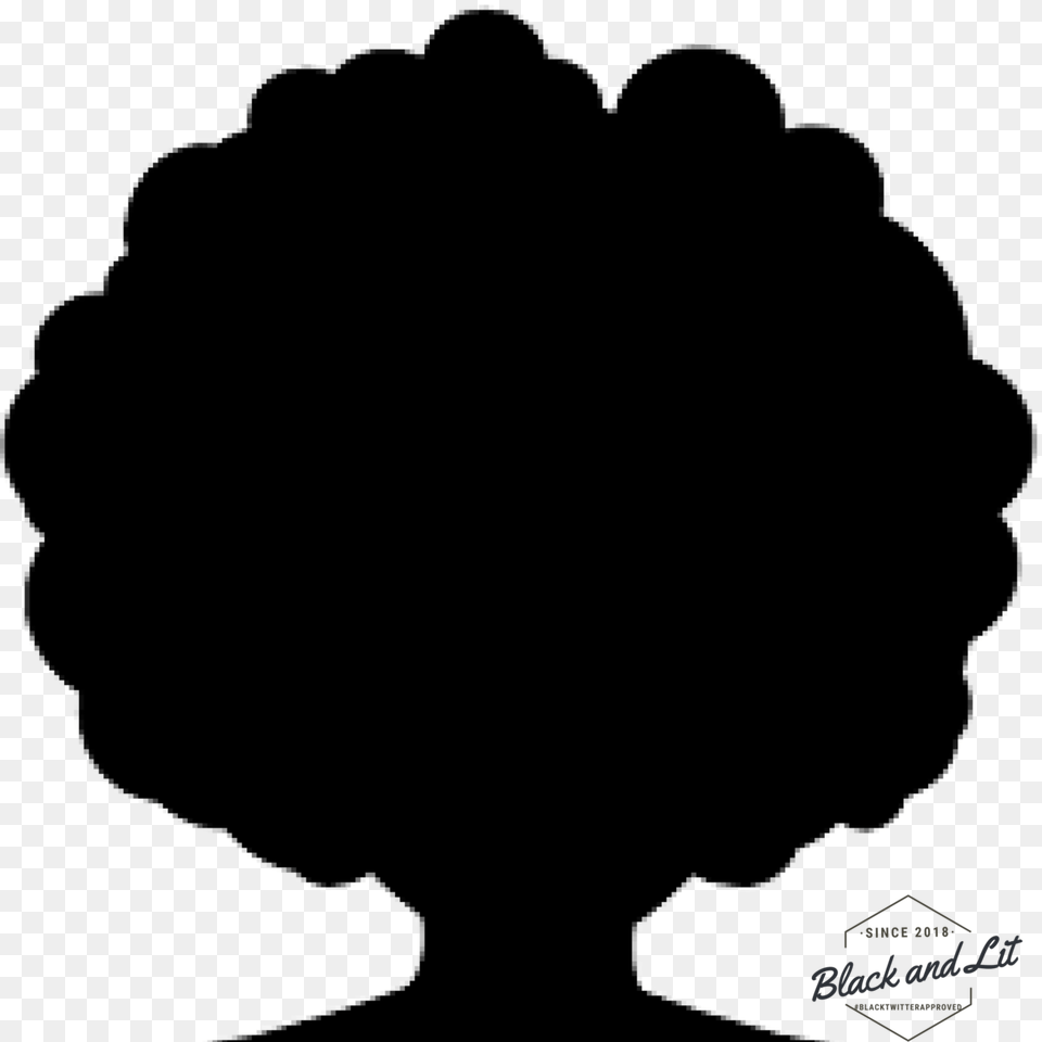 Afro Hair Black Girl Afro Silhouette Free Transparent Png