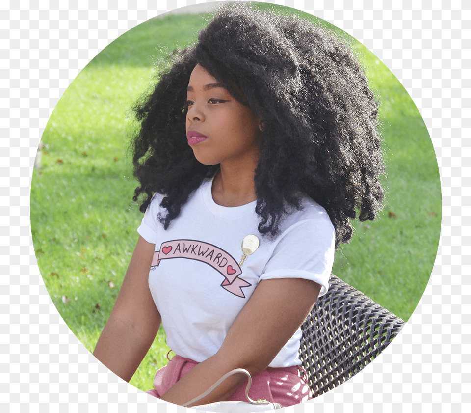 Transparent Afro Wig, Teen, Clothing, T-shirt, Female Png Image