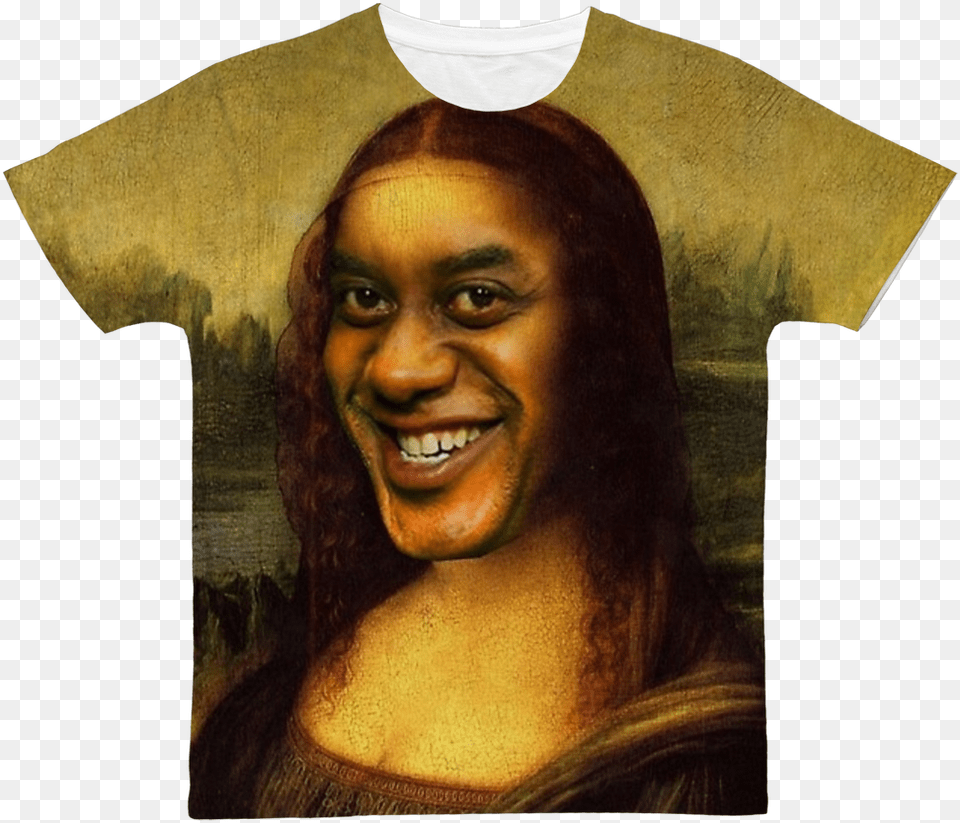 Transparent Ainsley Harriott Ainsley Harriott Mona Lisa, Adult, T-shirt, Portrait, Photography Free Png Download