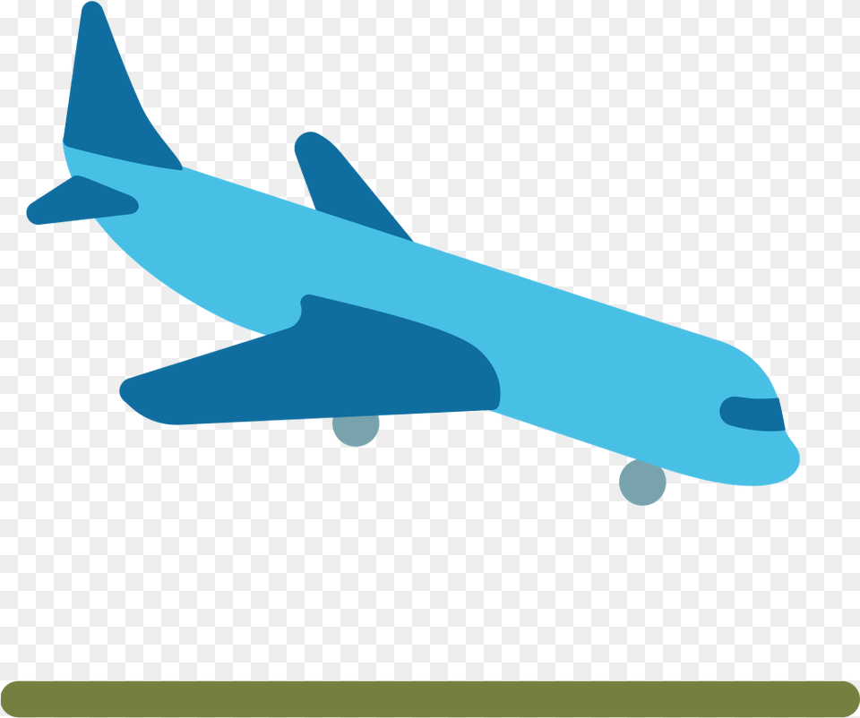 Airplane Emoji Landing Airplane Emoji, Aircraft, Transportation, Vehicle, Airliner Free Transparent Png