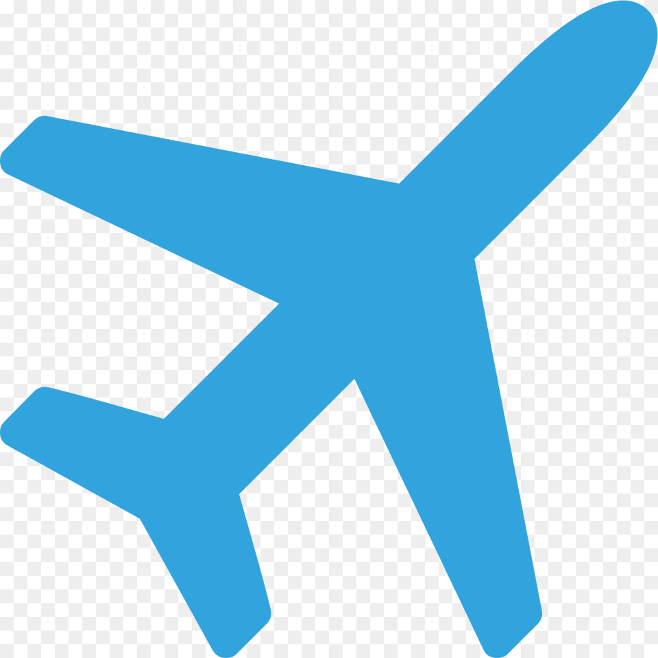 Airplane Icon Blue Airplane Icon, Aircraft, Transportation, Vehicle, Airliner Free Transparent Png