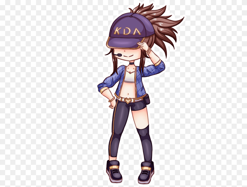 Akali Akali Kda Chibi, Book, Comics, Publication, Baby Free Transparent Png