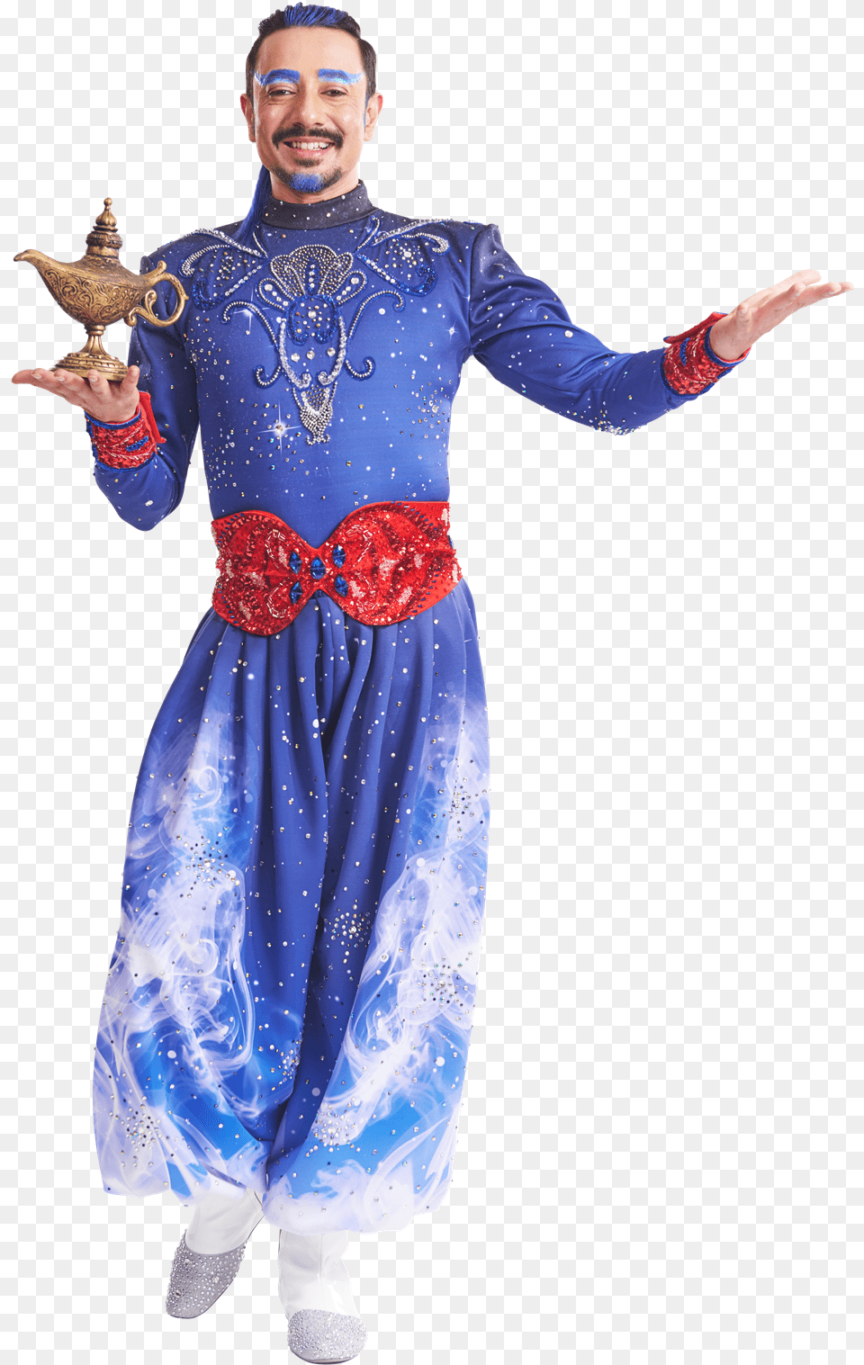 Transparent Aladdin Genie Aladdin Genie Broadway, Dress, Clothing, Costume, Person Png