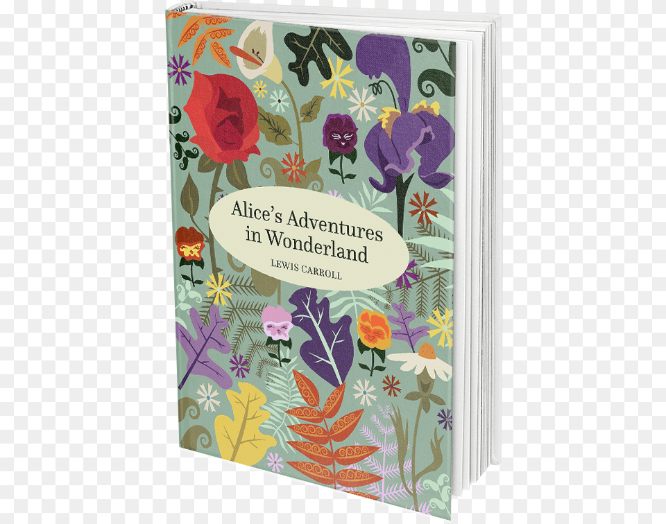 Transparent Alice In Wonderland Flowers Scrapbooking, Book, Publication, Envelope, Greeting Card Png
