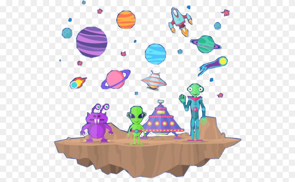 Transparent Alien Planet Extraterrestre, Purple, People, Person, Baby Png