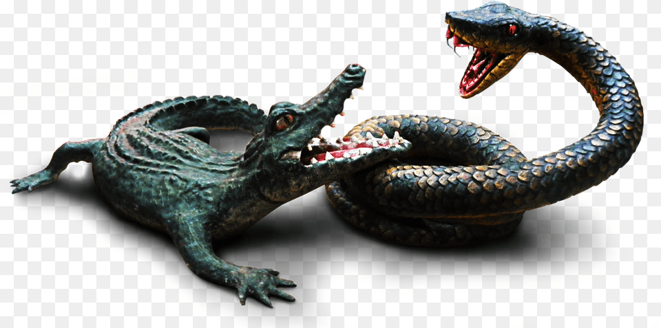 Aligator Bronze Sculpture, Animal, Lizard, Reptile Free Transparent Png