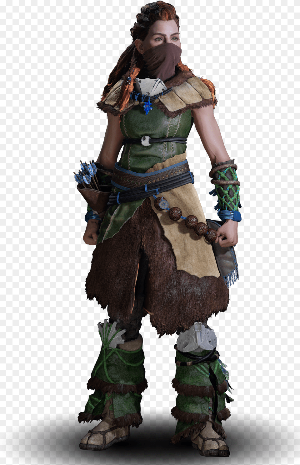 Transparent Aloy Horizon Zero Dawn Silent Hunter Armor, Clothing, Costume, Person, Adult Png Image
