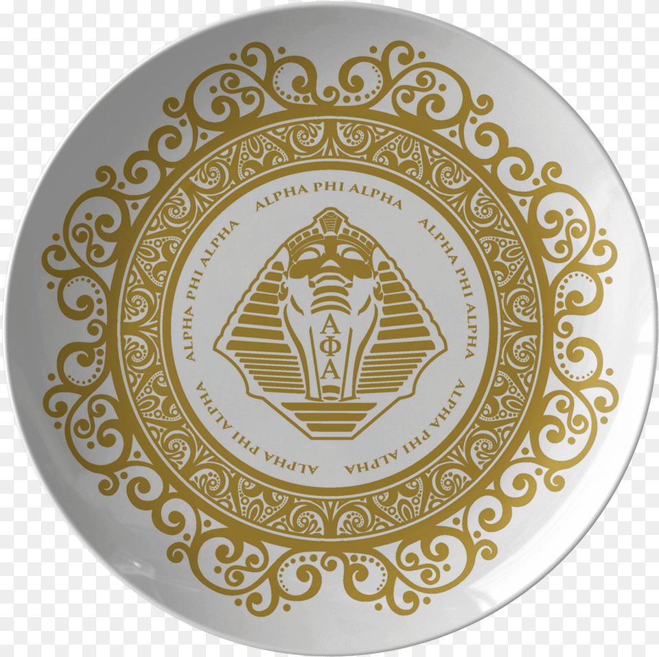 Alpha Phi Alpha Round Design Line Art, Dish, Food, Meal, Platter Free Transparent Png