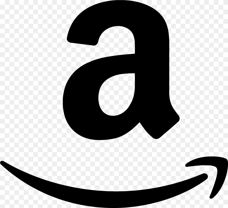 Transparent Amazon Logo Black, Gray Free Png
