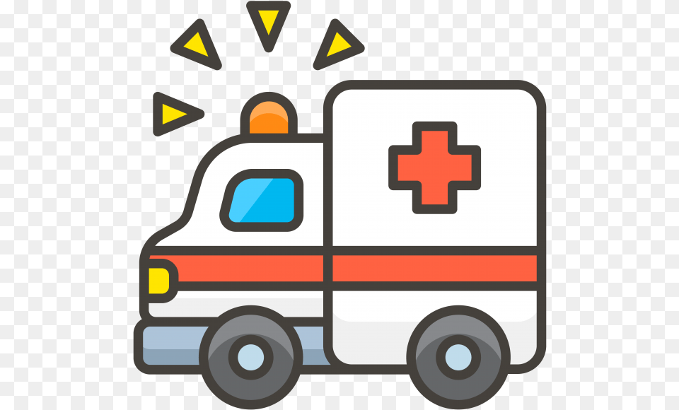 Transparent Ambulance Icon Ambulance Emoji, Transportation, Van, Vehicle, First Aid Png Image