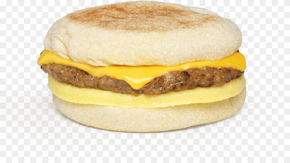 American Cheese Sausage Egg And Cheese Muffin, Burger, Food Free Transparent Png
