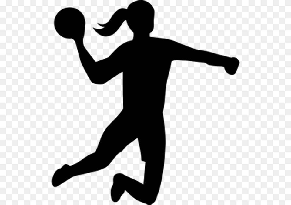 American Football Player Silhouette Dodgeball Clipart, Gray Free Transparent Png