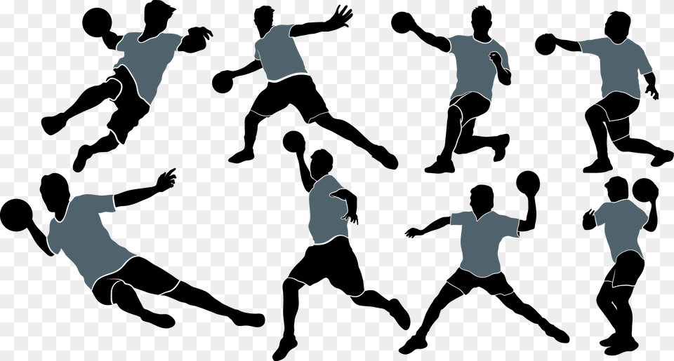 Transparent American Football Player Silhouette Dodgeball Vector, Person, People, Adult, Man Free Png Download