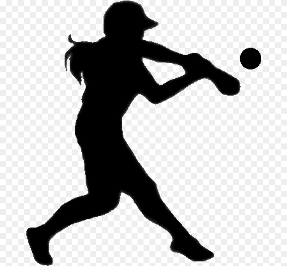 American Football Player Silhouette Softball Player Silhouette, Person, Dancing, Leisure Activities Free Transparent Png