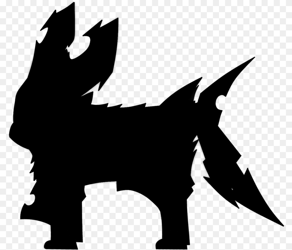 Transparent Amnesia Monster Pokemon Silhouette, Gray Free Png