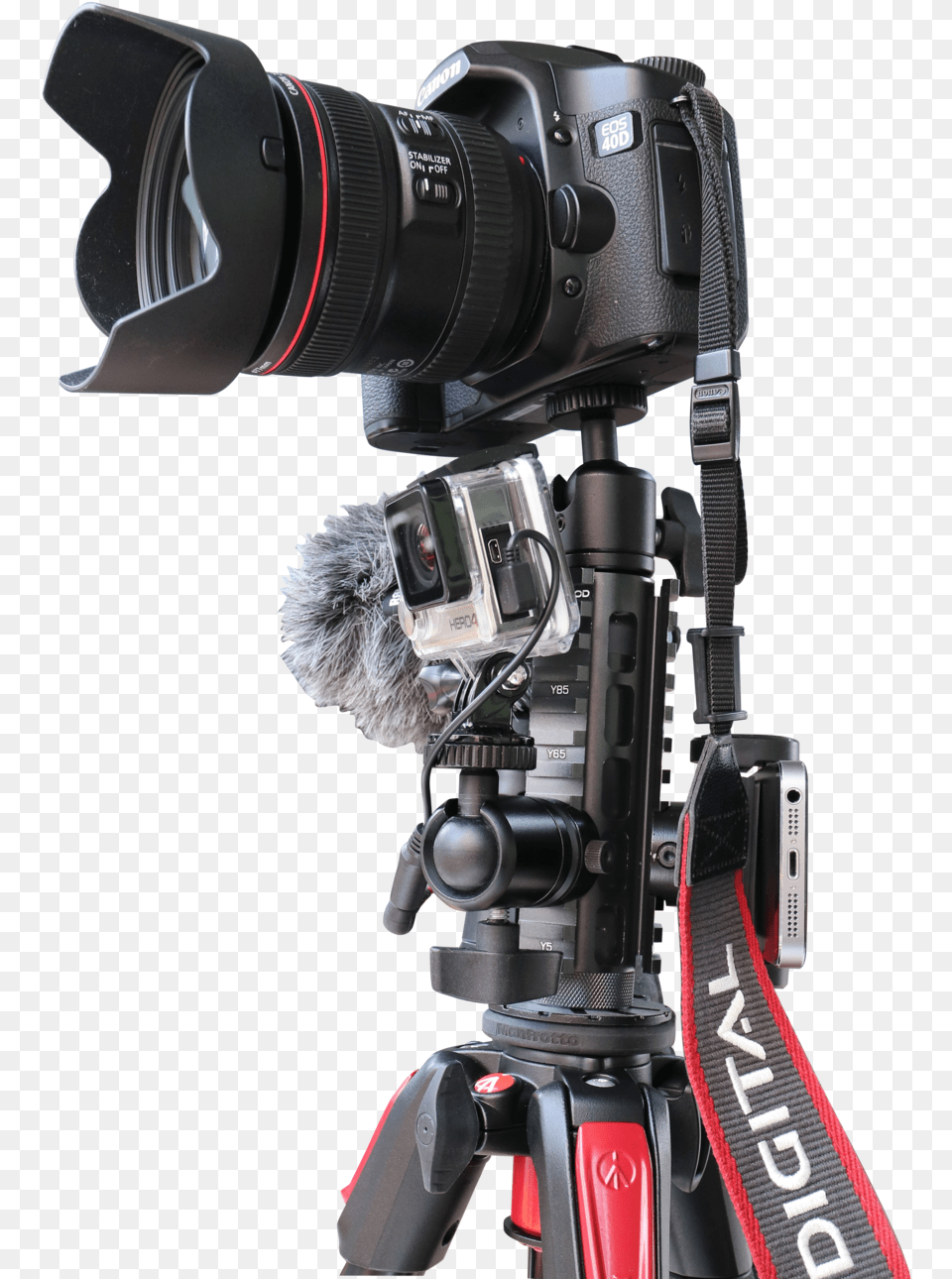 Transparent Anamorphic Widescreen Video Camera, Electronics, Tripod, Video Camera, Photography Free Png