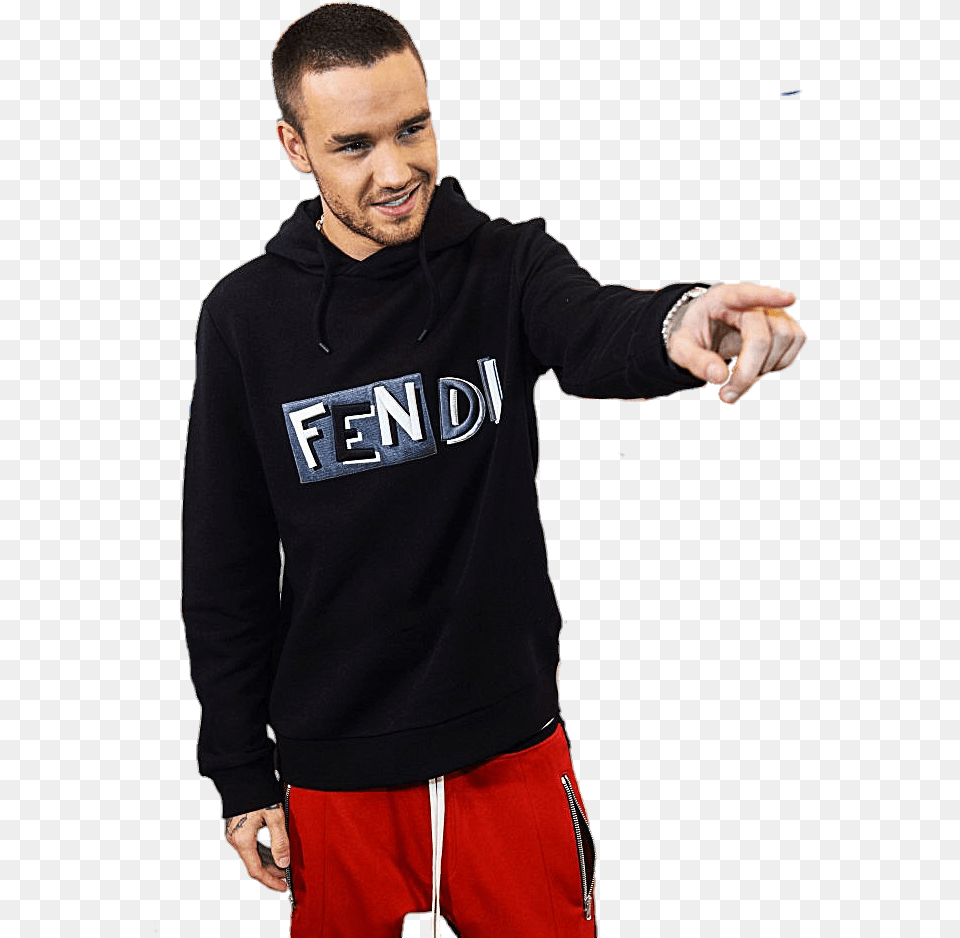 Transparent And Overlays Liam Payne, Sweatshirt, Clothing, Hoodie, Knitwear Free Png Download