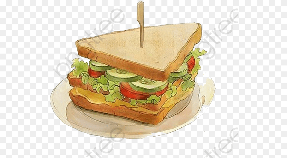 And Vegetable Vegetable Sandwich Clipart, Food, Burger, Lunch, Meal Free Transparent Png
