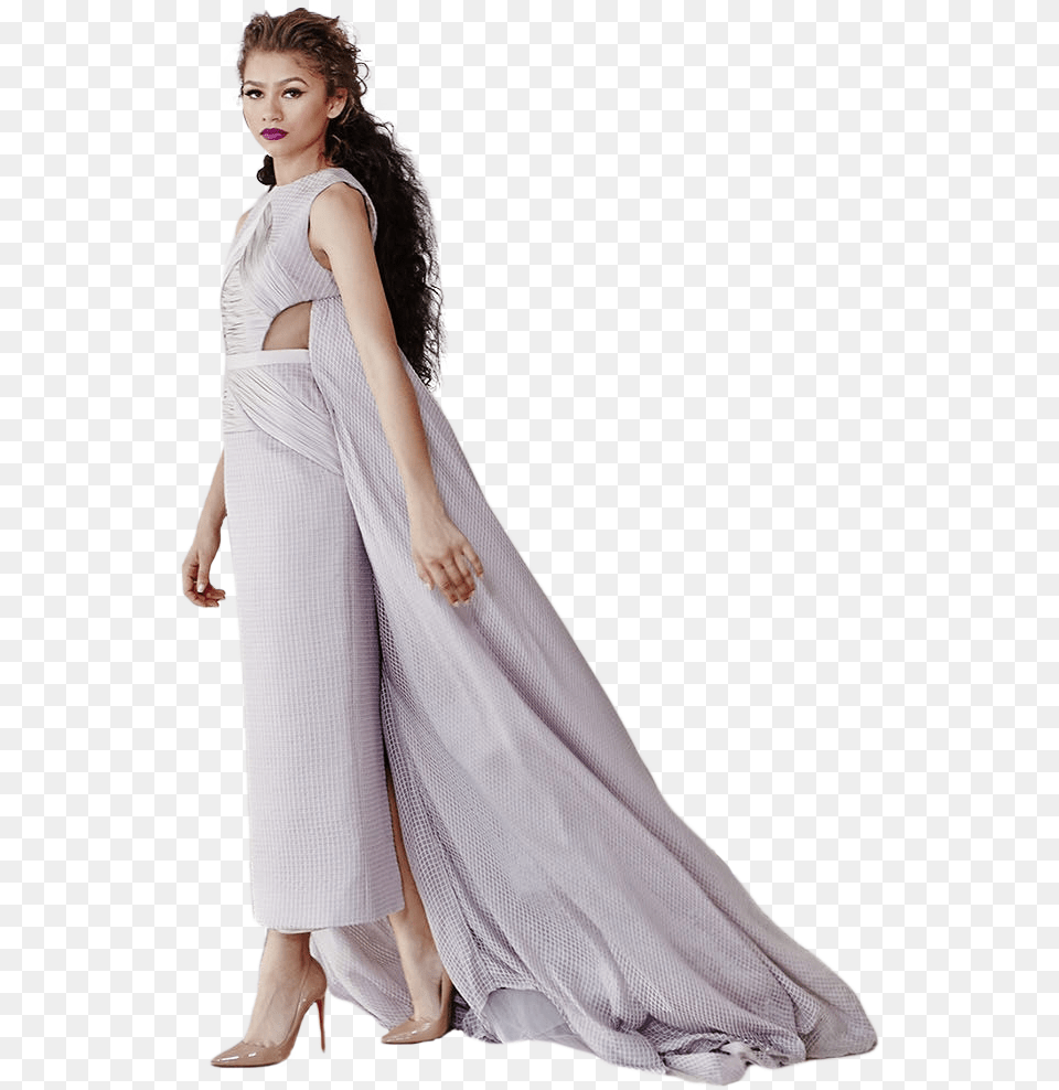 Transparent And Zendaya Photo Shoot, Gown, Clothing, Dress, Evening Dress Png Image