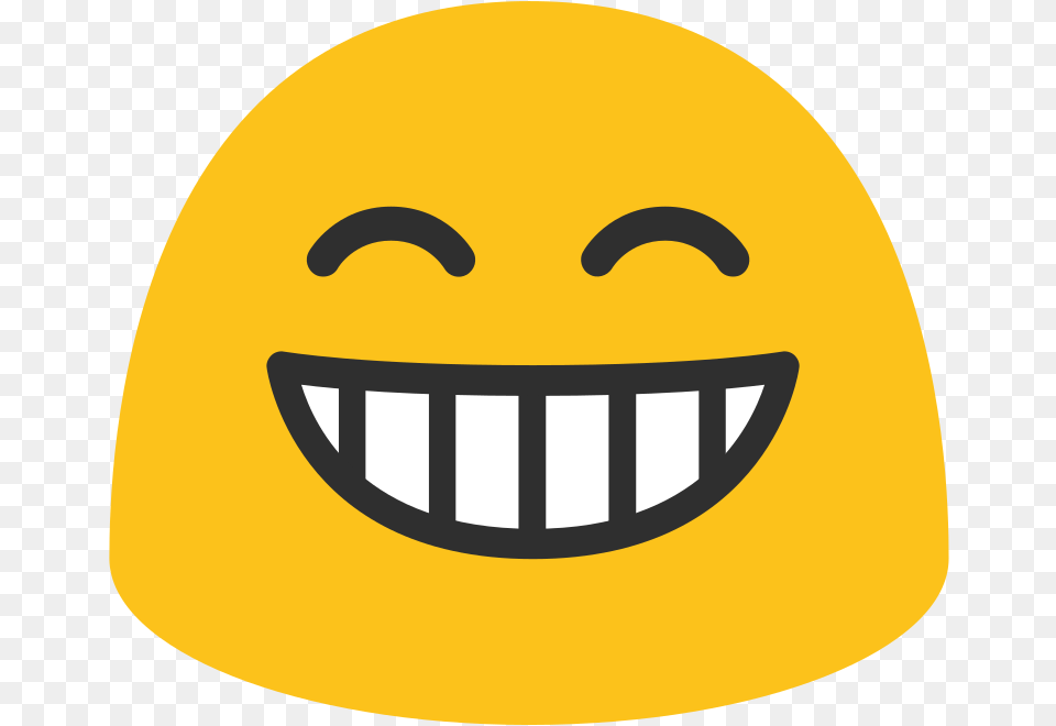 Transparent Android Laugh Emoji, Clothing, Hardhat, Helmet, Hat Png