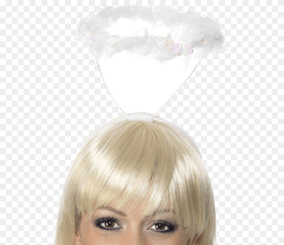 Transparent Angel Halo Headpiece, Hat, Clothing, Person, Woman Png