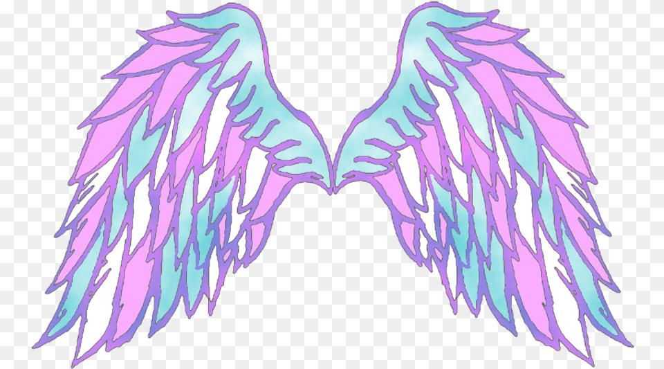 Transparent Angel Wings Purple Angel Wings Pink, Person, Accessories Png