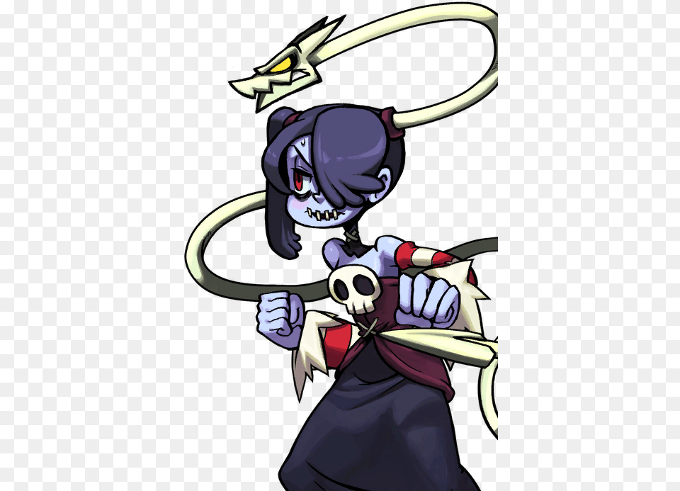 Transparent Anger Skullgirls Squigly Transparent, Book, Comics, Publication, Baby Free Png