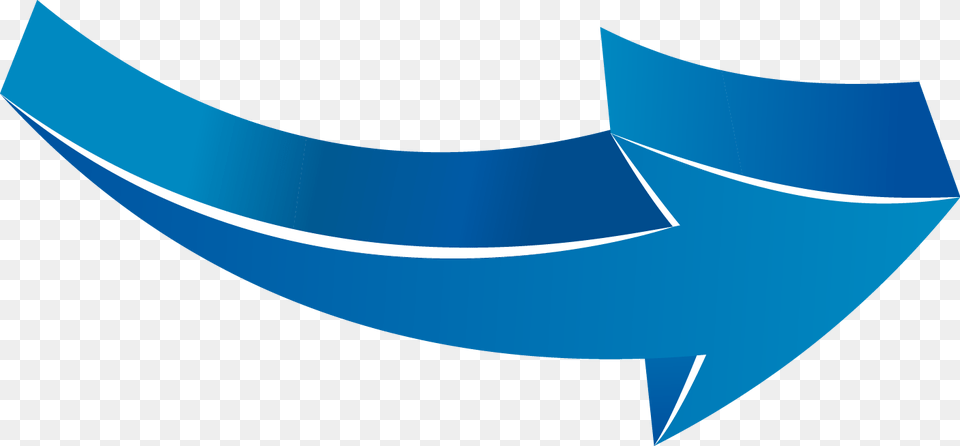 Transparent Angle Clipart Arrow 3d Blue, Logo, Blade, Dagger, Knife Free Png