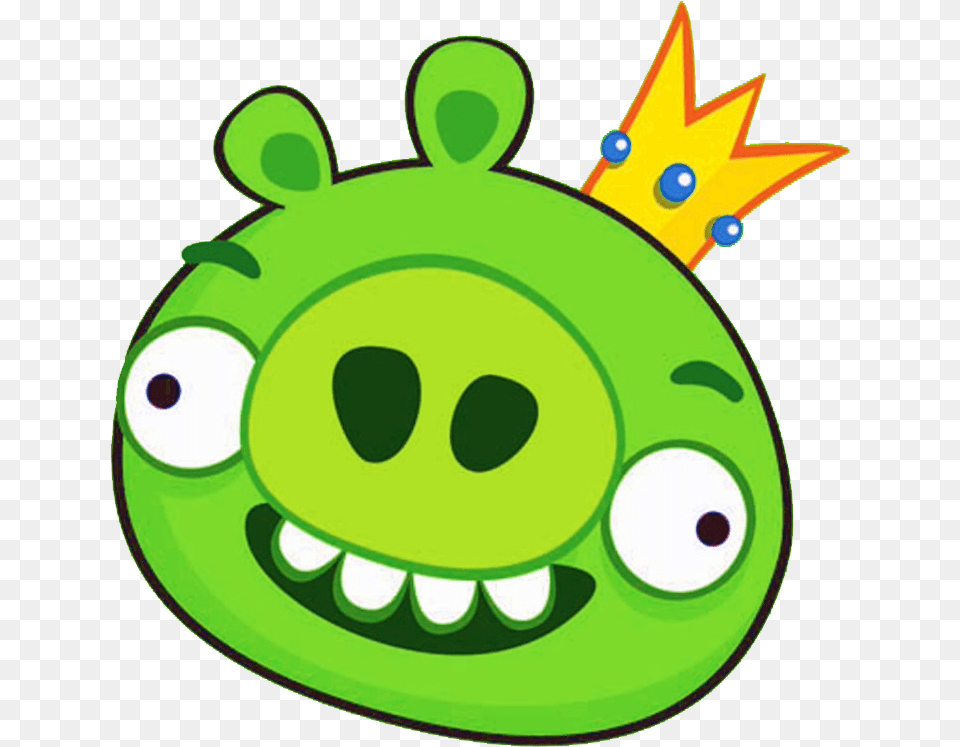 Transparent Angry Birds Angry Birds King Pig, Green Free Png