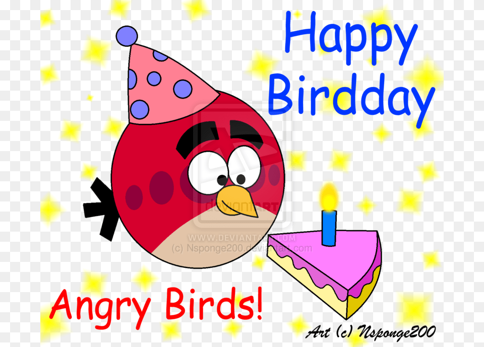 Transparent Angry Birds Birthday Clipart Happy Birthday Angry Bird, Birthday Cake, Cake, Cream, Dessert Free Png Download