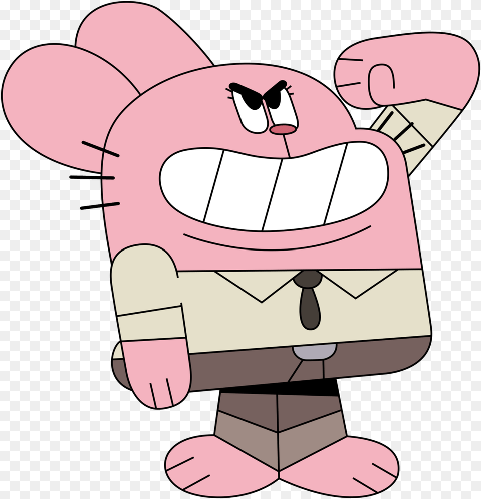 Transparent Angry Dad Clipart Dad From Amazing World Of Gumball, Cartoon, Device, Grass, Lawn Png