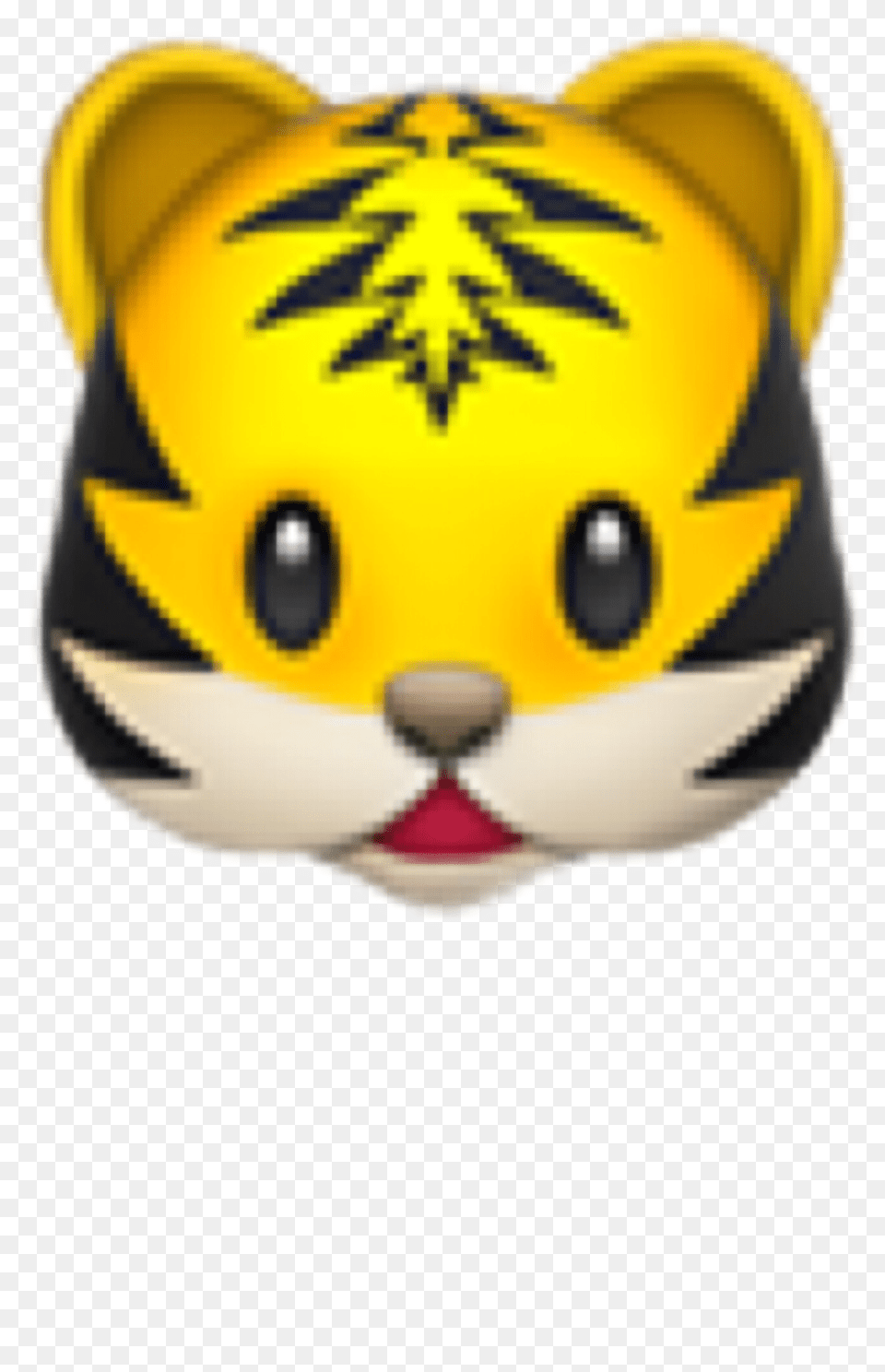 Transparent Animal Face Tiger Face Emoji, Baby, Person, Plush, Toy Free Png
