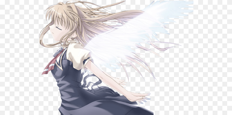 Transparent Anime Angel, Book, Comics, Publication, Adult Free Png Download