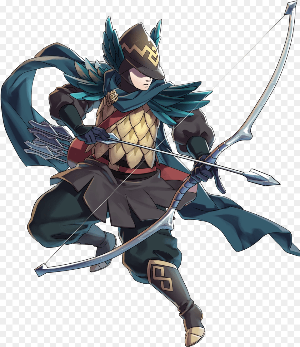 Transparent Anime Bow Fire Emblem Heroes Bow, Archer, Archery, Person, Sport Free Png