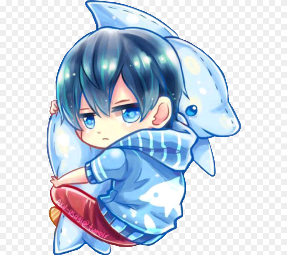 Transparent Anime Boy Free Haru Chibi, Book, Comics, Publication, Baby Png