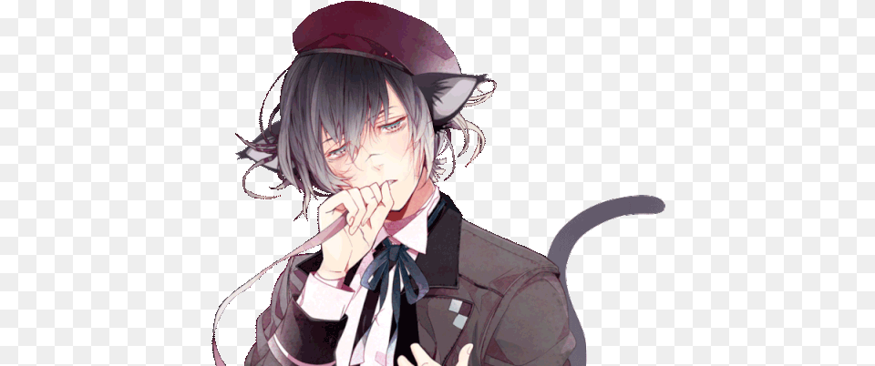 Anime Boy Gif 7 Diabolik Lovers Mukami Azusa, Adult, Book, Comics, Female Free Transparent Png