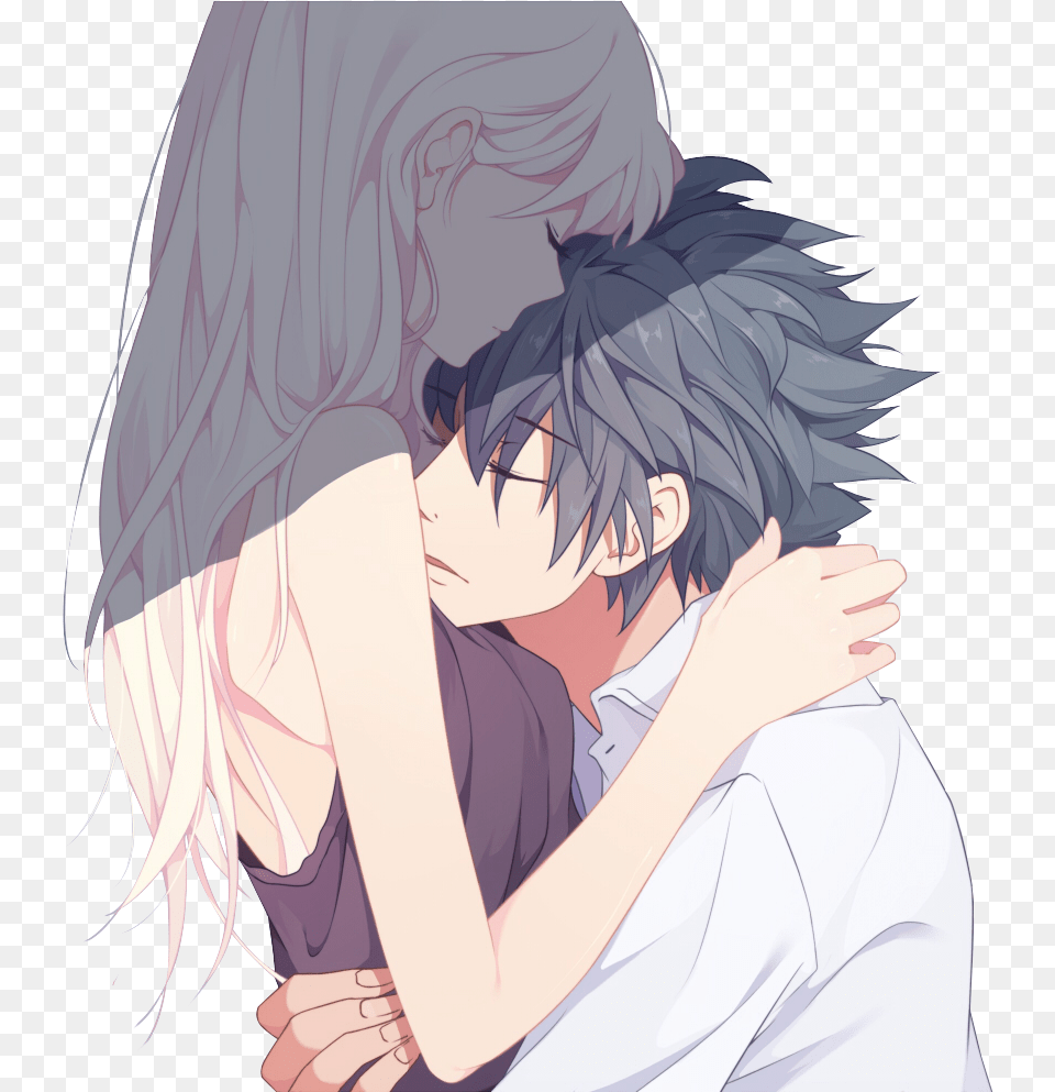 Transparent Anime Couple Couple Anime Sticker, Adult, Person, Female, Woman Free Png Download