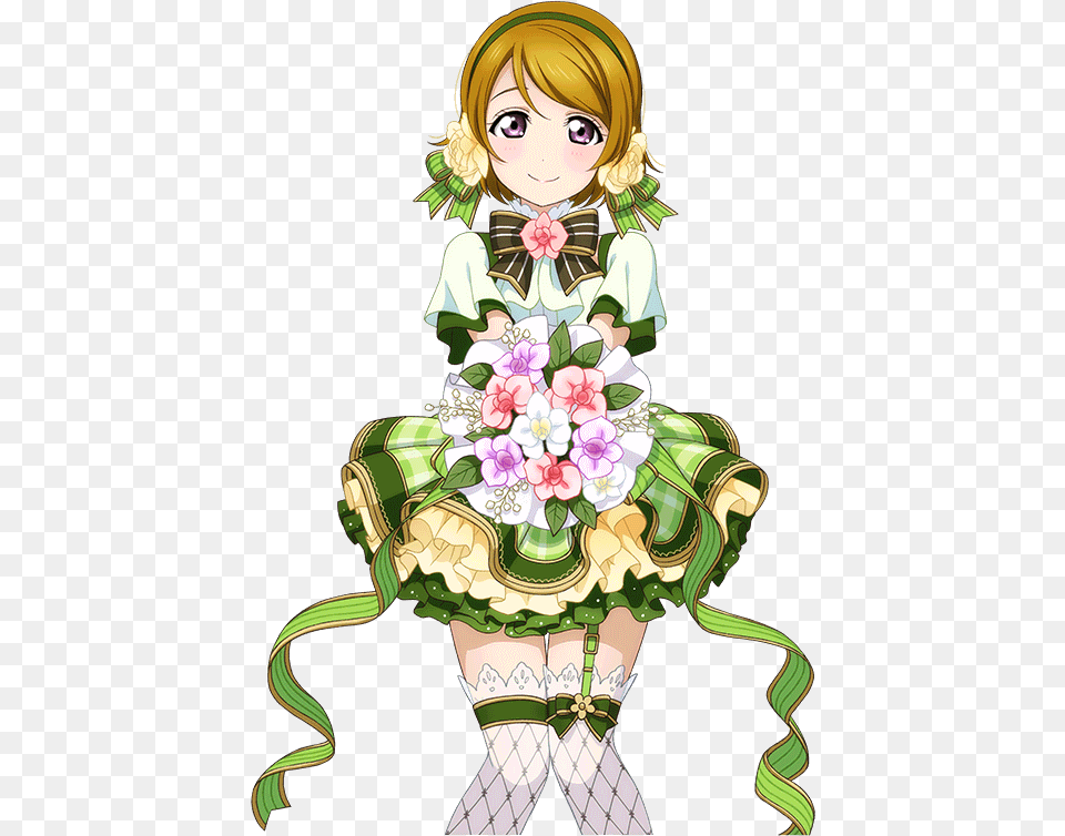 Anime Flowers Hanayo Flower Bouquet Cosplay, Art, Plant, Pattern, Graphics Free Transparent Png