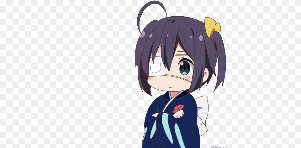 Transparent Anime Gif 4 Images Anime Chibi Rikka, Publication, Book, Comics, Baby Png Image