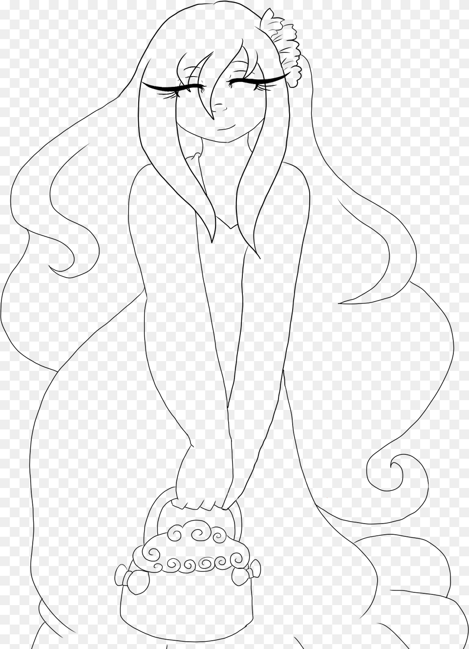 Transparent Anime Lineart Line Art Free Png Download