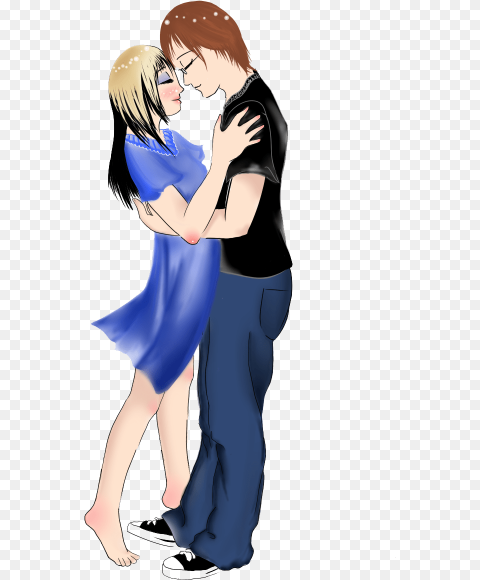 Transparent Anime Love Best Couple Pic Cartoon, Adult, Person, Leisure Activities, Female Png Image
