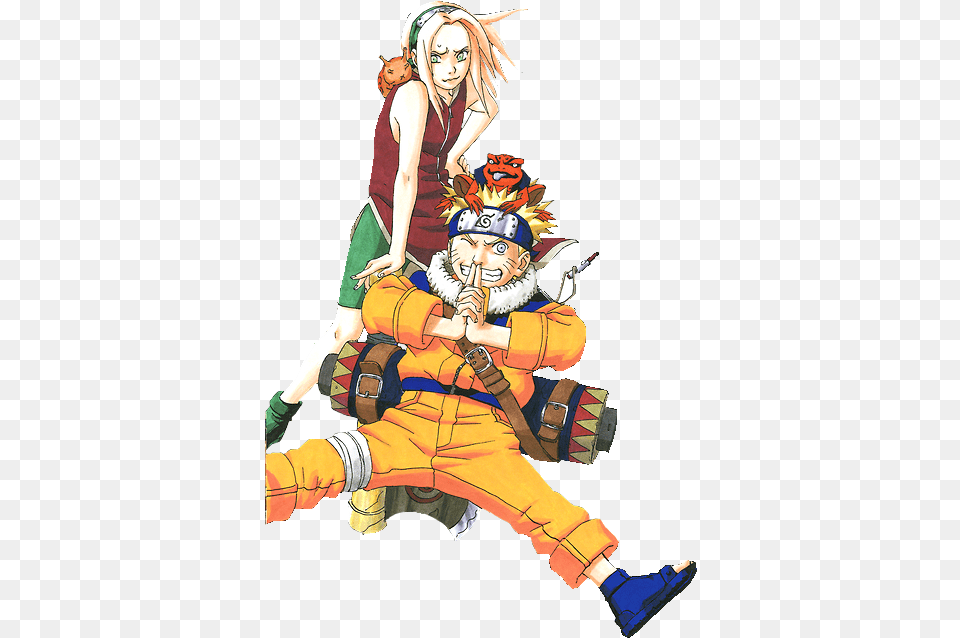 Anime Pictures Naruto Old And New Generation, Book, Comics, Publication, Person Free Transparent Png