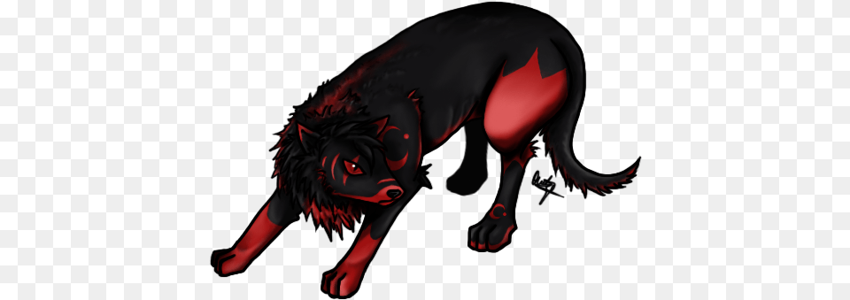 Transparent Anime Red Wolf Transparent, Animal, Mammal, Adult, Female Png Image