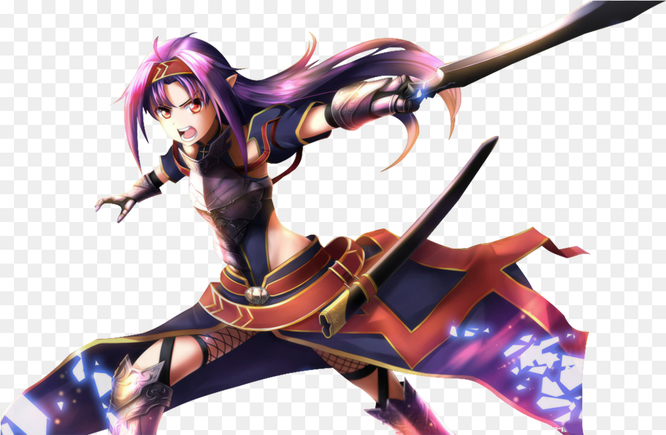 Transparent Anime Sword, Book, Comics, Publication, Adult Free Png Download