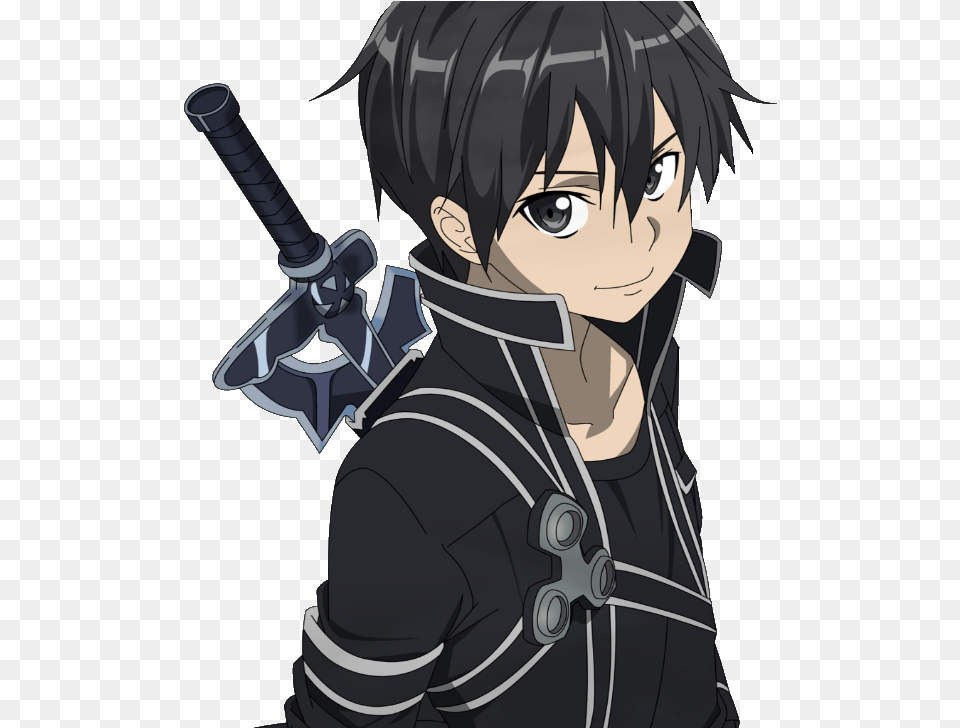 Transparent Anime Sword Kirito, Book, Comics, Publication, Baby Free Png Download